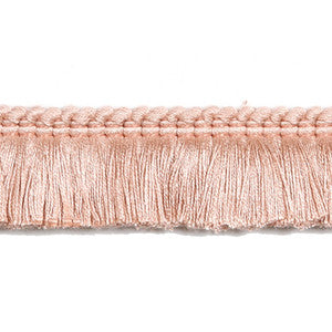 Europatex Fabric Hellenic Key Brushed Fringe Ballet Pink