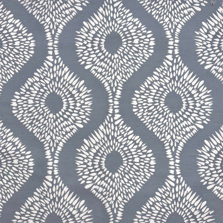 Emb By Lomasi B Glacier by Europatex Designer Fabric Embroideries by Lomasi 70% Polyester, 15% Cotton, 15% Linen 9.71" H, 9.89" V 54.00 inches - Swanky Fabrics -
