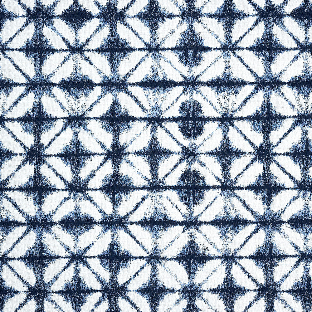 145256-0001 Midori Indigo by Sunbrella Designer Fabric Sunbrella Makers Sunbrella® Acrylic, Sunbrella® Polyester, Sunbrella® Non-Phthalate PVC USA or Imported 5-Year Horizontal: 18.8 in. and Vertical: 28 in. 54 in. - Swanky Fabrics -