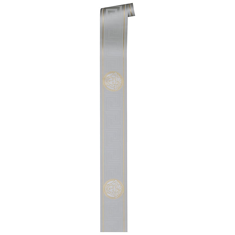 Magesty Border Silver Sea 935225X by Versace Designer Wallpaper
