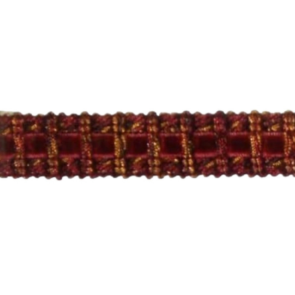 YF648 Nutmeg by Europatex Designer Fabric Palladian 50% Polyester, 50% Rayon 0.75 inches - Swanky Fabrics -