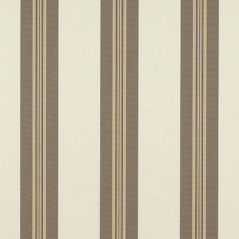 4945 Taupe Tailored Bar Stripe by Sunbrella Designer Fabric Sunbrella Awning Stripes 100% Sunbrella® Acrylic USA or Imported 10-Year Horizontal: and Vertical: 46 in. - Swanky Fabrics -