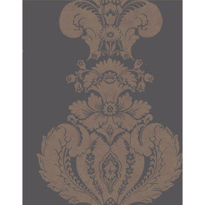 Cole & Son Wallpaper Baudelaire Black And Bronze