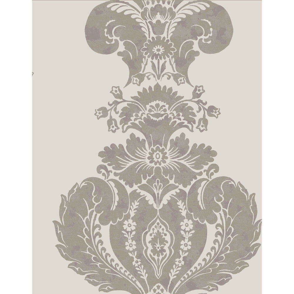 Baudelaire Grey And Silver by Cole & Son Designer Wallcovering COLE & SON ALBEMARLE PAPER - 100% United Kingdom - Horizontal: - and Vertical: 25.22 20 - Swanky Fabrics -