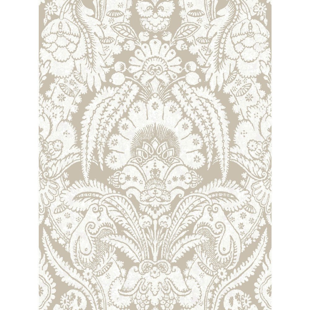 Chatterton Linen And White by Cole & Son Designer Wallcovering COLE & SON ALBEMARLE PAPER - 100% United Kingdom Horizontal: and Vertical: 36.01 27 - Swanky Fabrics -