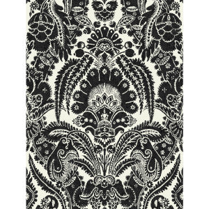 Cole & Son Wallpaper Chatterton Black And White