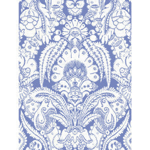 Cole & Son Wallpaper Chatterton Blue And White