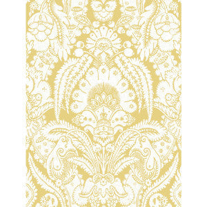 Cole & Son Wallpaper Chatterton French Yellow And Ivory