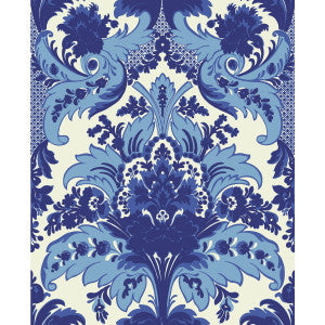 Cole & Son Wallpaper Aldwych Blue & White