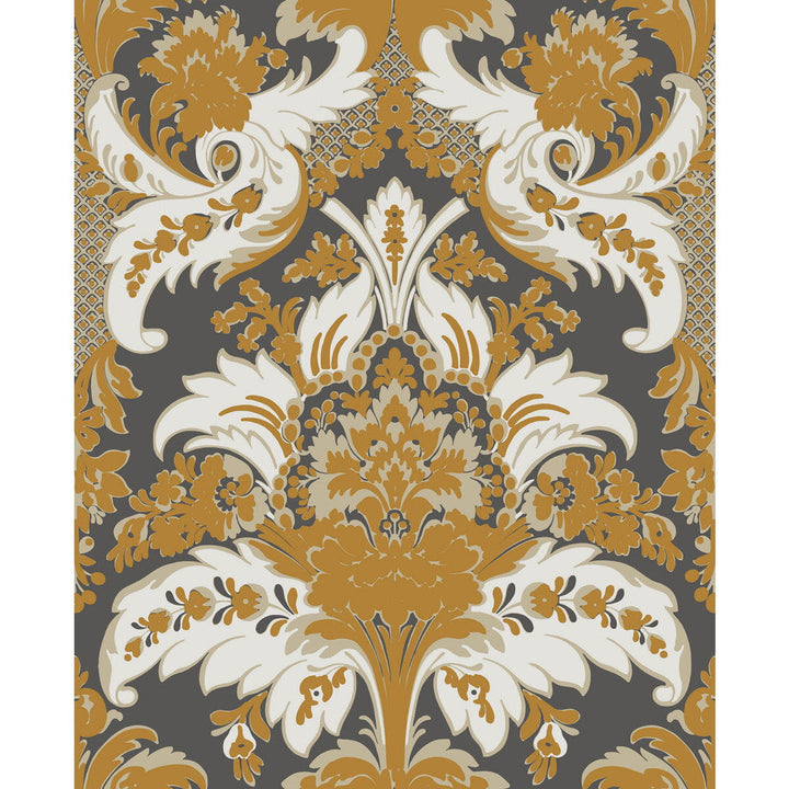 Aldwych Black And Gold by Cole & Son Designer Wallcovering COLE & SON ALBEMARLE PAPER - 100% United Kingdom Horizontal: and Vertical: 25.22 20 - Swanky Fabrics -