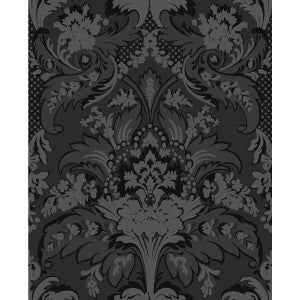 Cole & Son Wallpaper Aldwych Black And Graphite