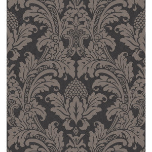 Cole & Son Wallpaper Blake Black And Graphite