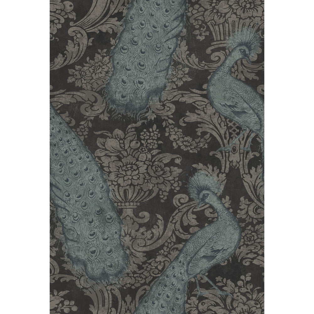 Byron Teal And Graphite by Cole & Son Wallcovering Cole & Son Wallcovering Byron Teal And GraphiteWallcovering COLE & SON ALBEMARLE PAPER - 100% United Kingdom </p><p>Repeat: H: , V: 29.94 20 - Fabric Carolina -