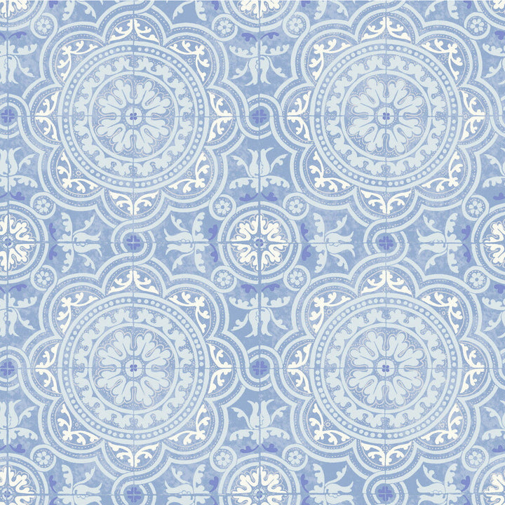 Piccadilly Soft Blue by Cole & Son Designer Wallcovering COLE & SON ALBEMARLE PAPER - 100% United Kingdom Horizontal: and Vertical: 20.88 21 - Swanky Fabrics -