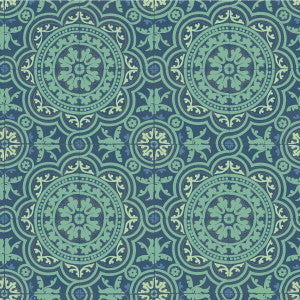 Cole & Son Wallpaper Piccadilly Teal And Gold