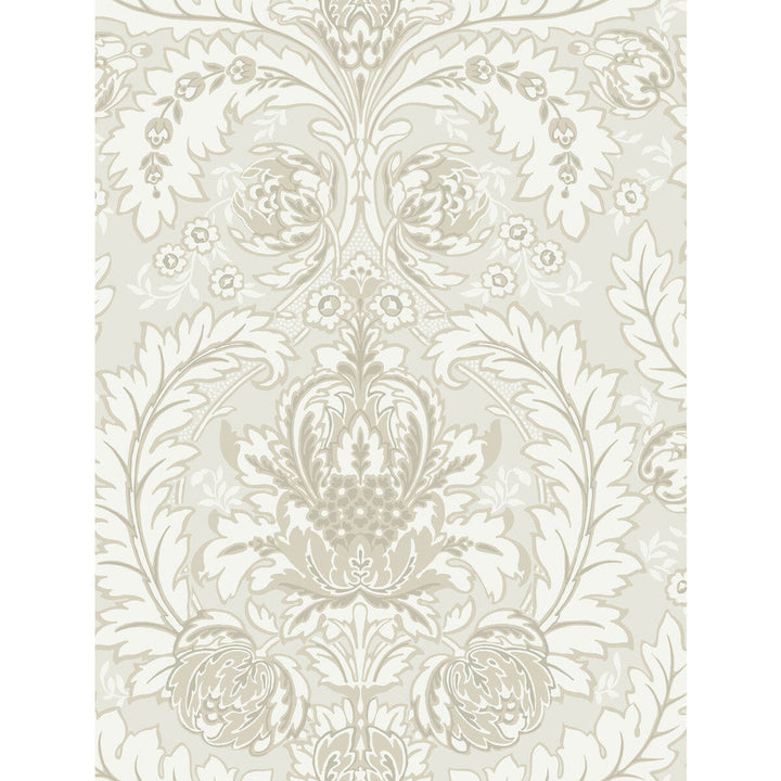 Coleridge White And Ivory by Cole & Son Designer Wallcovering COLE & SON ALBEMARLE PAPER - 100% United Kingdom Horizontal: and Vertical: 27.58 21 - Swanky Fabrics -
