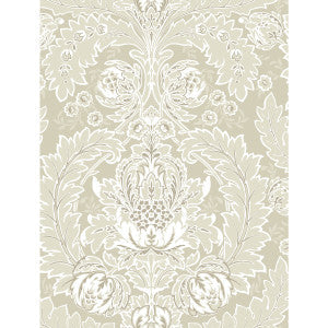 Cole & Son Wallpaper Coleridge Linen And White
