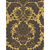 Cole & Son Wallpaper Coleridge Yellow Gold And Black