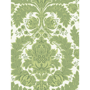 Cole & Son Wallpaper Coleridge Green And Ivory