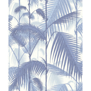 Cole & Son Wallpaper Palm Jungle Blues/ White