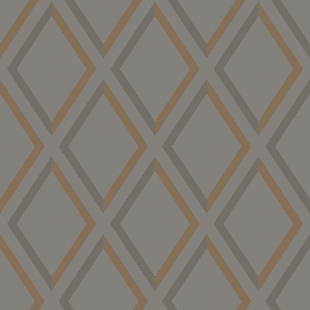 Pompeian Slate/Bronze by Cole & Son Designer Wallcovering CONTEMPORARY RESTYLED PAPER - 100% United Kingdom - Horizontal: 21 and Vertical: 10.5 21 - Swanky Fabrics -