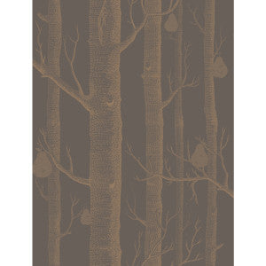 Cole & Son Wallpaper Woods & Pears Bronze/Black