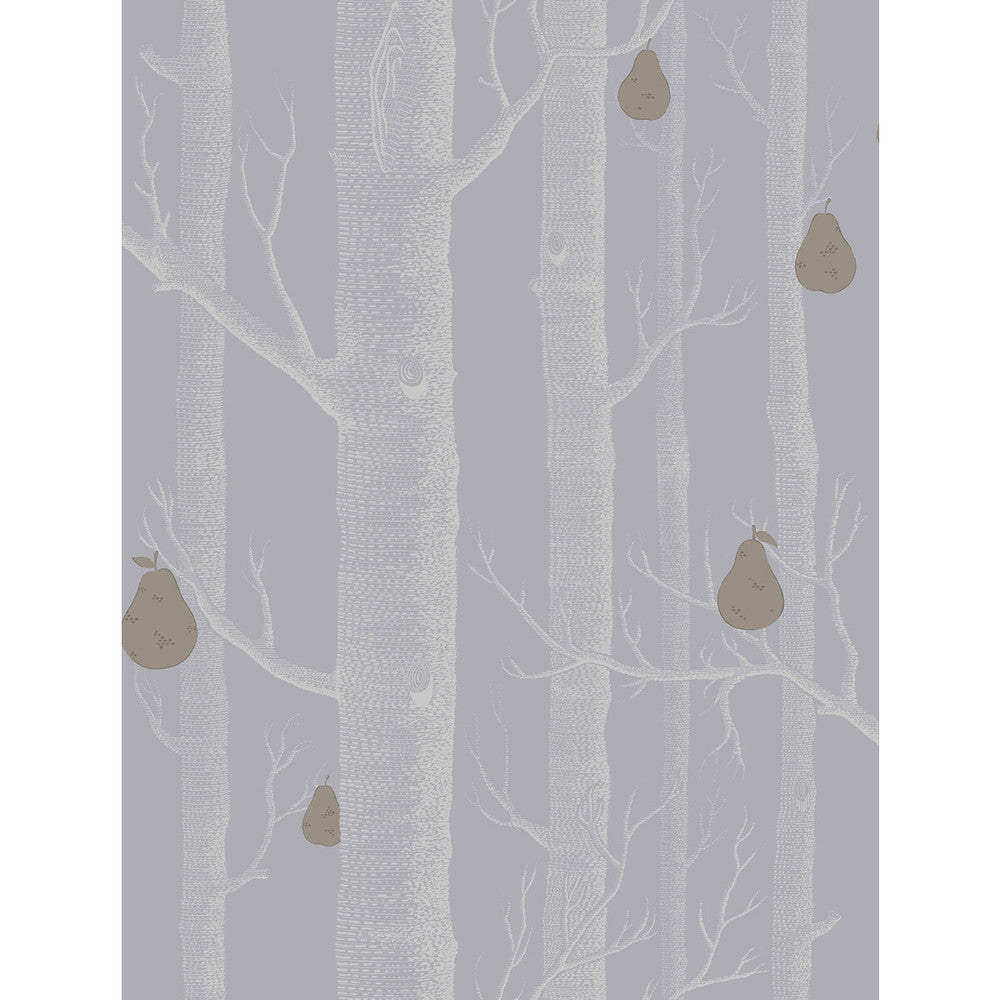 Woods & Pears Slate/Silver by Cole & Son Designer Wallcovering CONTEMPORARY RESTYLED PAPER - 100% United Kingdom - Horizontal: 21 and Vertical: 27.5 21 - Swanky Fabrics -