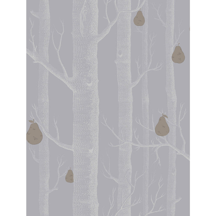 Woods & Pears Slate/Silver by Cole & Son Designer Wallcovering CONTEMPORARY RESTYLED PAPER - 100% United Kingdom - Horizontal: 21 and Vertical: 27.5 21 - Swanky Fabrics -