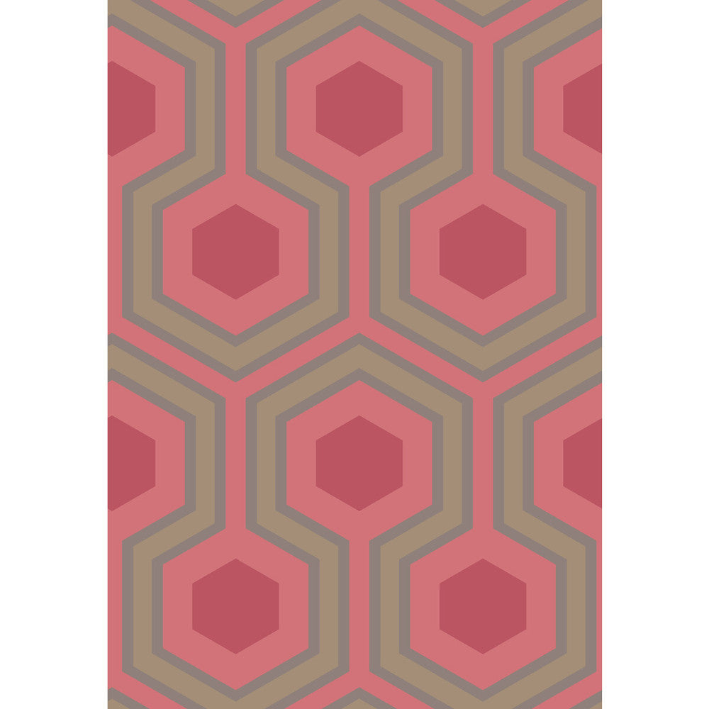 Hicks Grand Red by Cole & Son Designer Wallcovering CONTEMPORARY RESTYLED PAPER - 100% United Kingdom - Horizontal: 21 and Vertical: 15 21 - Swanky Fabrics -