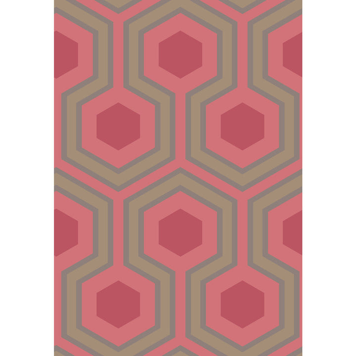 Hicks Grand Red by Cole & Son Designer Wallcovering CONTEMPORARY RESTYLED PAPER - 100% United Kingdom - Horizontal: 21 and Vertical: 15 21 - Swanky Fabrics -