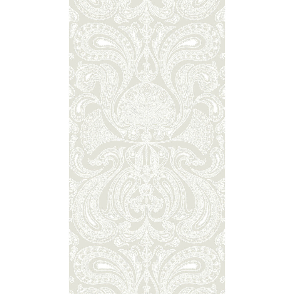 Malabar White/Linen by Cole & Son Designer Wallcovering CONTEMPORARY RESTYLED PAPER - 100% United Kingdom Horizontal: 21 and Vertical: 30 21 - Swanky Fabrics -