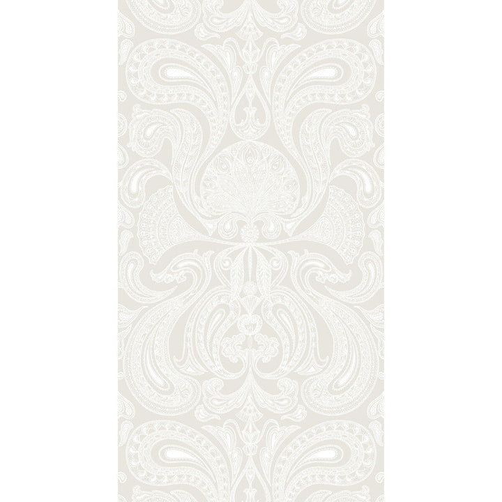 Malabar White by Cole & Son Designer Wallcovering CONTEMPORARY RESTYLED PAPER - 100% United Kingdom Horizontal: 21 and Vertical: 30 21 - Swanky Fabrics -