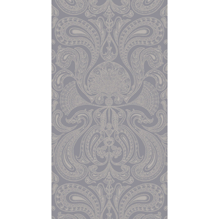 Malabar Silver/Grey by Cole & Son Designer Wallcovering CONTEMPORARY RESTYLED PAPER - 100% United Kingdom - Horizontal: 21 and Vertical: 30 21 - Swanky Fabrics -