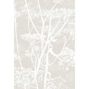 Cole & Son Wallpaper Cow Parsley Linen/White