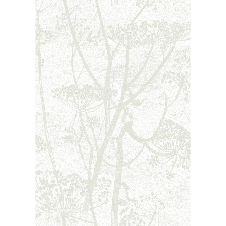 Cow Parsley White by Cole & Son Designer Wallcovering CONTEMPORARY RESTYLED PAPER - 100% United Kingdom Horizontal: 21 and Vertical: 30 21 - Swanky Fabrics -