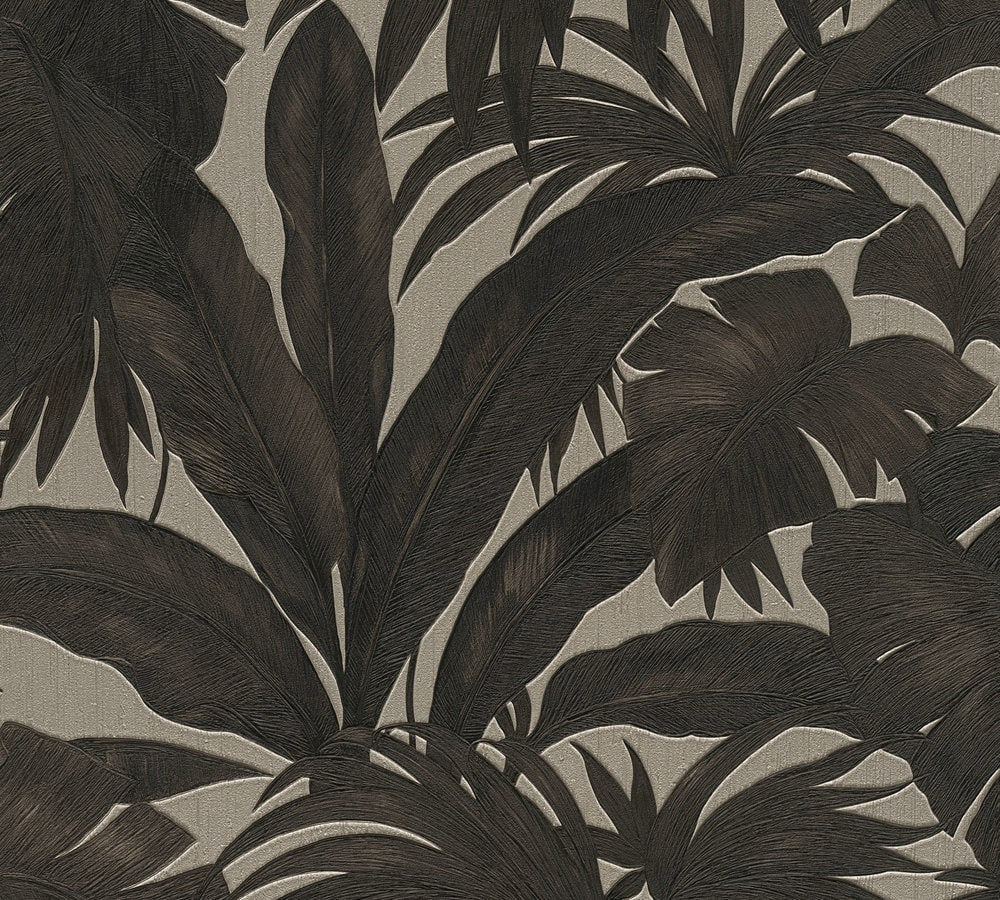 Paragon Black Tile 962401X by Versace Designer Wallpaper