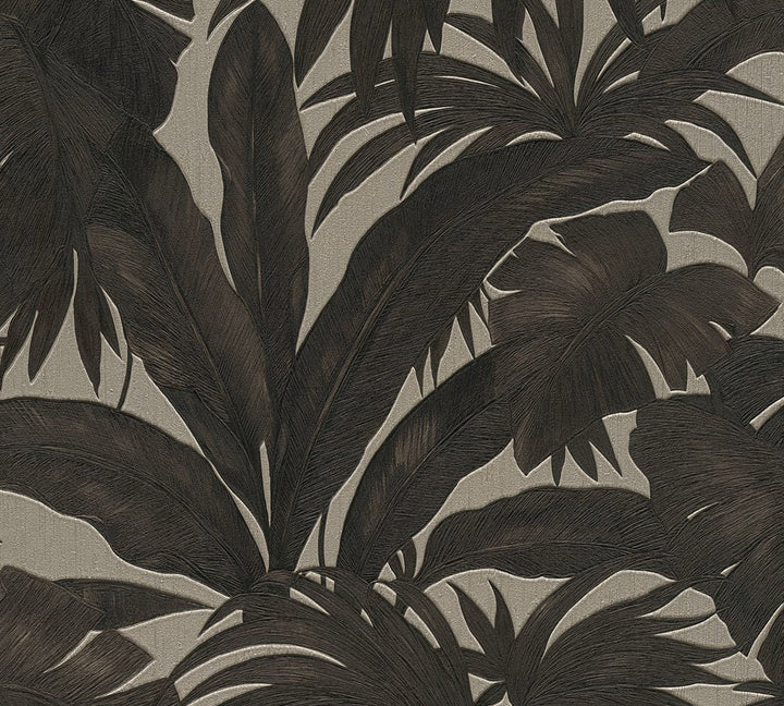 Paragon Black Tile 962401X by Versace Designer Wallpaper