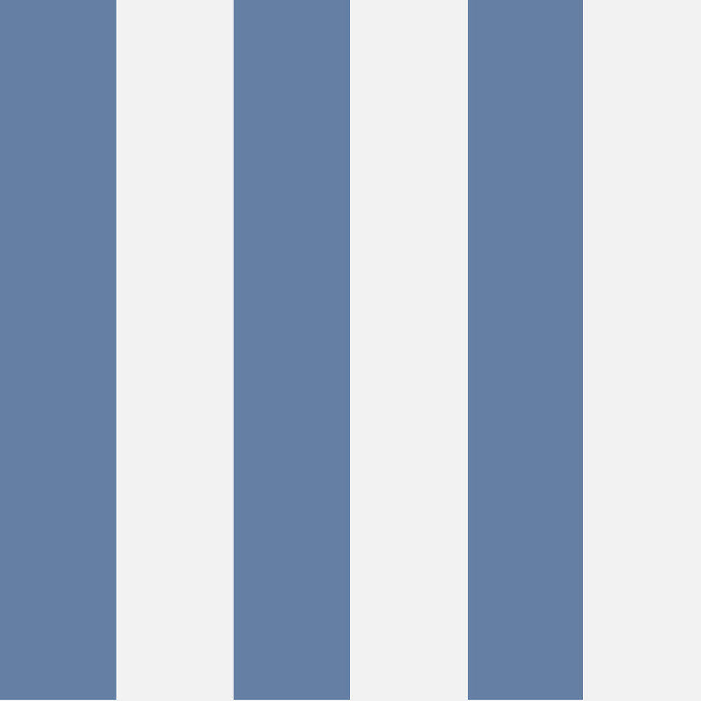 Glastonbury Str Frch Bl & Wt by Cole & Son Designer Wallcovering COLE & SON FESTIVAL STRIPES PAPER - 100% United Kingdom - Horizontal: 0 and Vertical: 0 21 - Swanky Fabrics -