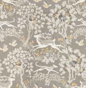 Lee Jofa Fabric Mille Fleur Silver