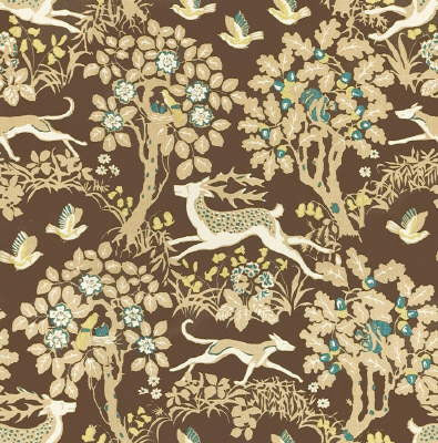 Mille Fleur Sable by Lee Jofa Designer Fabric ERIC COHLER LODGE LINEN - 100% Thailand - Horizontal: 23.5 and Vertical: 23 47 - Swanky Fabrics -