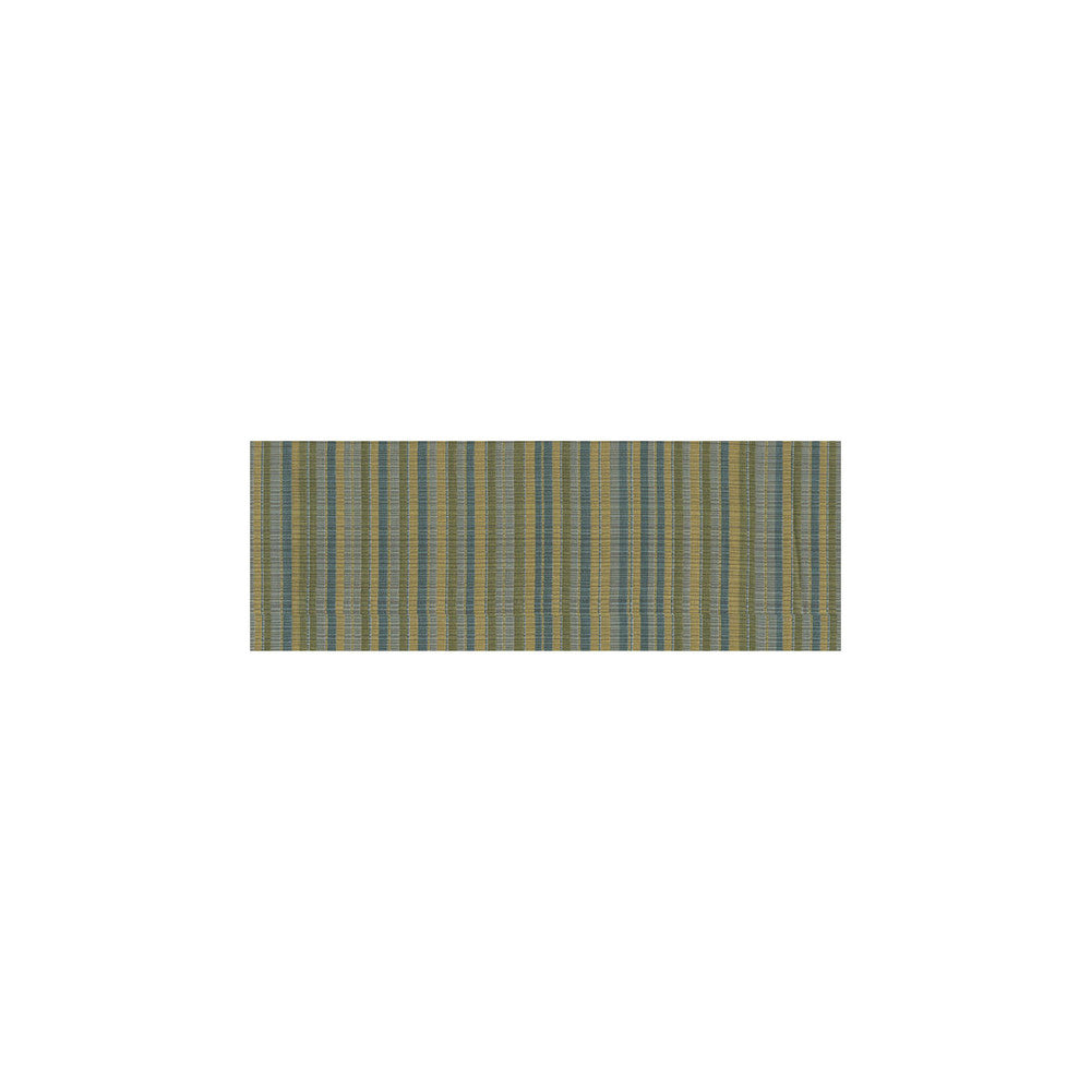 Oahu Stripe Grotto by Kravet Contract Designer Fabric POLYESTER - 100% United States Horizontal: 13.5 and Vertical: 7.5 54 - Swanky Fabrics -