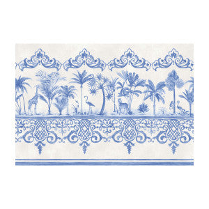 Cole & Son Wallpaper Rou Border Cobalt Blue