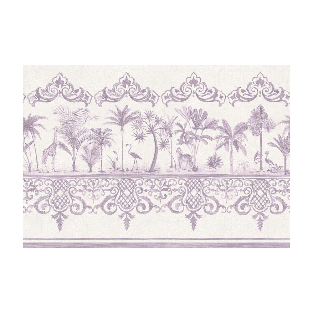 Rou Border Dove by Cole & Son Designer Wallcovering PAPER - 100% United Kingdom Horizontal: and Vertical: 20.5 - Swanky Fabrics -