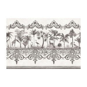 Cole & Son Wallpaper Rou Border Charcoal