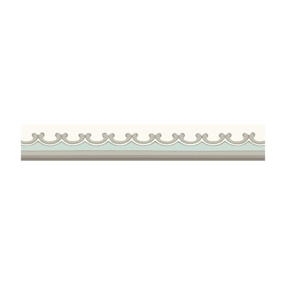Broderie Border Duck Eg by Cole & Son Designer Wallcovering PAPER - 100% United Kingdom Horizontal: and Vertical: 1.6 - Swanky Fabrics -