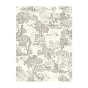 Cole & Son Wallpaper Versailles Charcoal