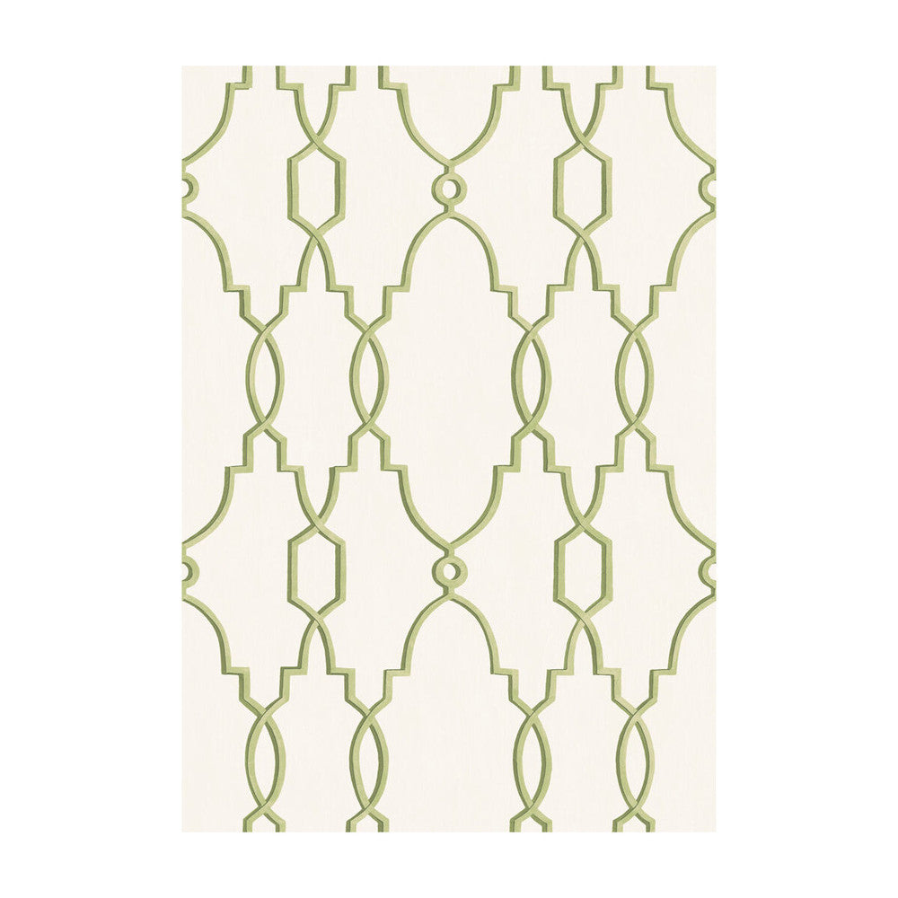 Parterre Leaf Green by Cole & Son Designer Wallcovering - PAPER - 100% United Kingdom - Horizontal: - and Vertical: 15 21 - Swanky Fabrics -