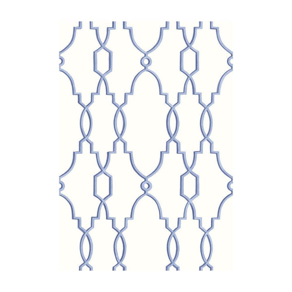 Parterre Cobalt Blue by Cole & Son Designer Wallcovering PAPER - 100% United Kingdom Horizontal: and Vertical: 15 21 - Swanky Fabrics -