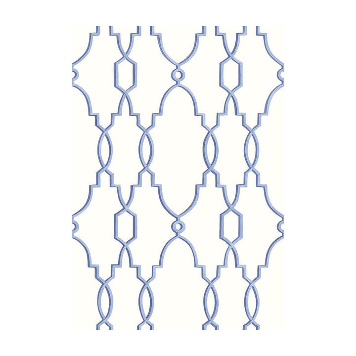 Parterre Cobalt Blue by Cole & Son Designer Wallcovering PAPER - 100% United Kingdom Horizontal: and Vertical: 15 21 - Swanky Fabrics -