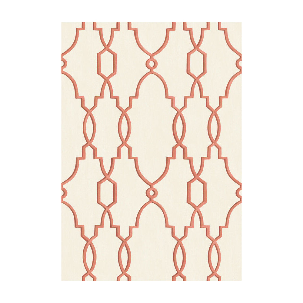 Parterre Red by Cole & Son Designer Wallcovering PAPER - 100% United Kingdom Horizontal: and Vertical: 15 21 - Swanky Fabrics -